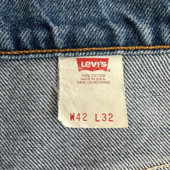 Vintage Levi’s 517 Mens Orange Tab Jeans. Made In 1996 USA. 20517-0217. … - Picture 4 of 15